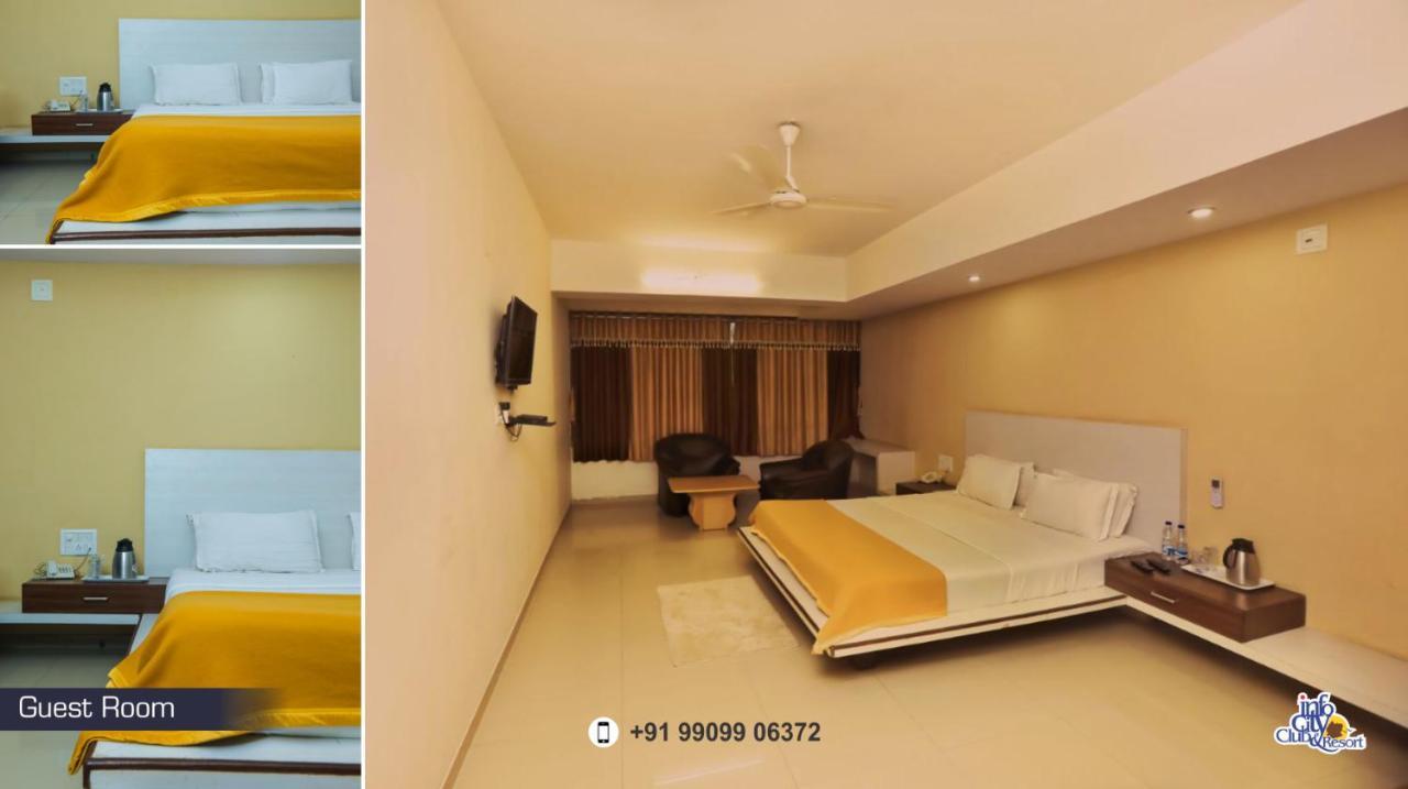 Infocity Club And Resort Gandhinagar Esterno foto
